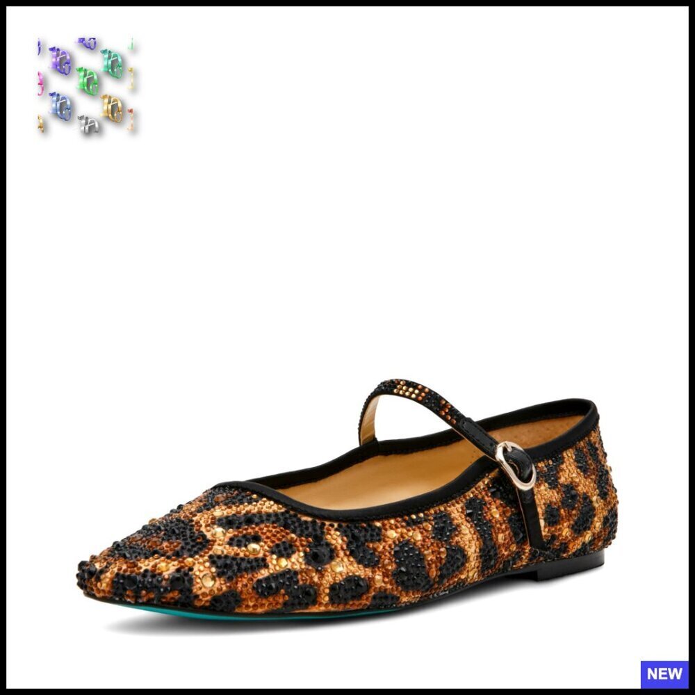 Rhinestone Embellished Ballet Flats Elegant Glamorous Y2K Chic Dance Shoes